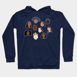 Hamilton Original Cast Silhouettes Hoodie